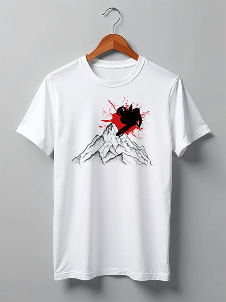 Заказать мужскую футболку в Москве. Футболка классическая Red Sun от oneredfoxstore@gmail.com - готовые дизайны и нанесение принтов.