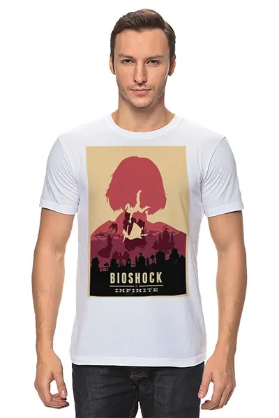 Заказать мужскую футболку в Москве. Футболка классическая Bioshock - Elizabeth от priceless - готовые дизайны и нанесение принтов.