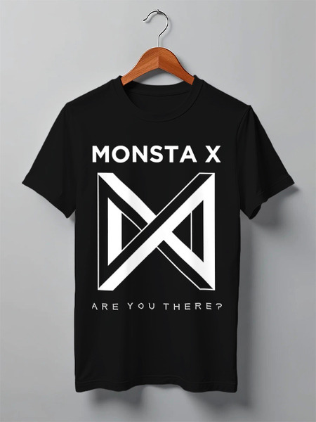 Заказать мужскую футболку в Москве. Футболка классическая Monsta X от geekbox - готовые дизайны и нанесение принтов.
