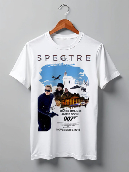 Заказать мужскую футболку в Москве. Футболка классическая Bond 007 / Spectre от KinoArt - готовые дизайны и нанесение принтов.