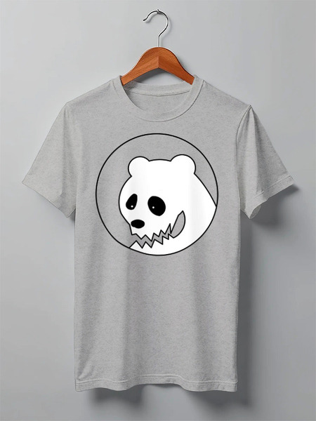 Заказать мужскую футболку в Москве. Футболка классическая Bear Here от oneredfoxstore@gmail.com - готовые дизайны и нанесение принтов.