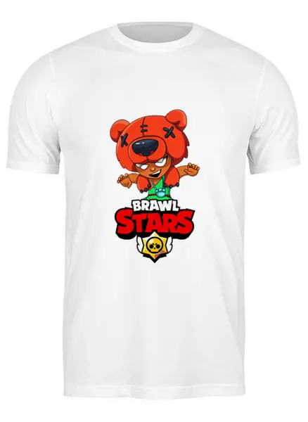 Заказать мужскую футболку в Москве. Футболка классическая BRAWL STARS NITA от geekbox - готовые дизайны и нанесение принтов.