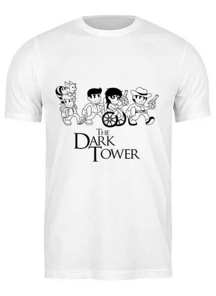 Заказать мужскую футболку в Москве. Футболка классическая Тёмная Башня от YellowCloverShop - готовые дизайны и нанесение принтов.