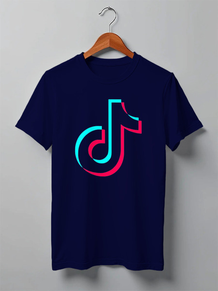 Заказать мужскую футболку в Москве. Футболка классическая TikTok  от DESIGNER   - готовые дизайны и нанесение принтов.