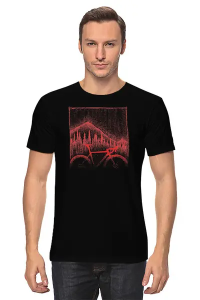 Заказать мужскую футболку в Москве. Футболка классическая Gravel от oneredfoxstore@gmail.com - готовые дизайны и нанесение принтов.