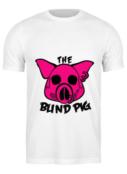 Заказать мужскую футболку в Москве. Футболка классическая The Blind Pig #2 от Leichenwagen - готовые дизайны и нанесение принтов.