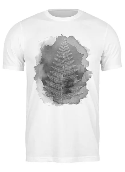 Заказать мужскую футболку в Москве. Футболка классическая Fern Fog от oneredfoxstore@gmail.com - готовые дизайны и нанесение принтов.