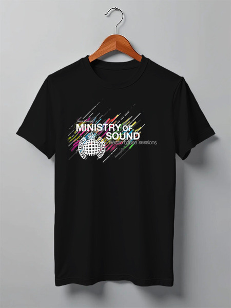 Заказать мужскую футболку в Москве. Футболка классическая Ministry Of Sound  от Denis M. - готовые дизайны и нанесение принтов.