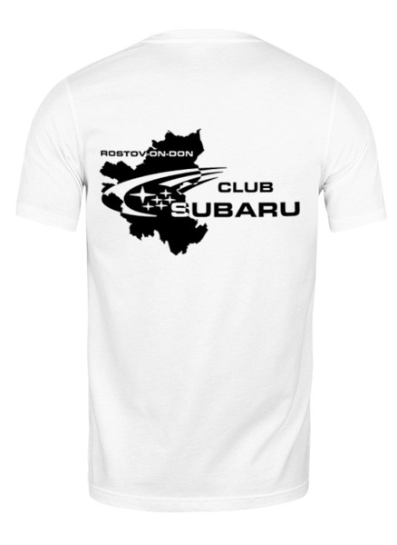 Заказать мужскую футболку в Москве. Футболка классическая SUBARU-LIFE (SUBARU-CLUB 161) от Евгений Лукьянов - готовые дизайны и нанесение принтов.