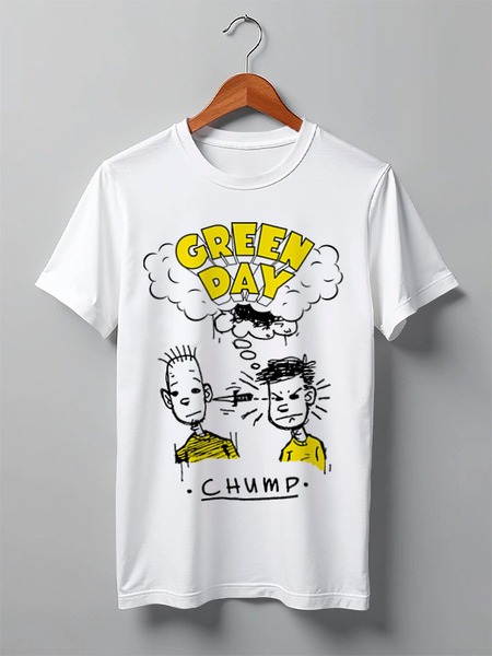 Заказать мужскую футболку в Москве. Футболка классическая Green Day от geekbox - готовые дизайны и нанесение принтов.