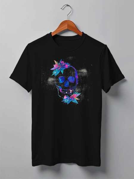Заказать мужскую футболку в Москве. Футболка классическая Skulls от oneredfoxstore@gmail.com - готовые дизайны и нанесение принтов.