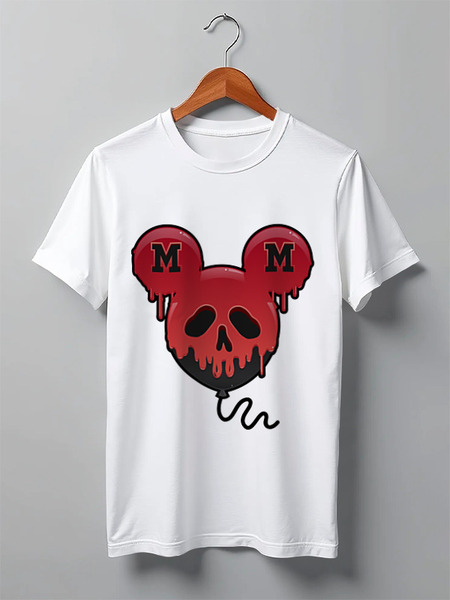 Заказать мужскую футболку в Москве. Футболка классическая Skull - 27 от Vladec11 - готовые дизайны и нанесение принтов.