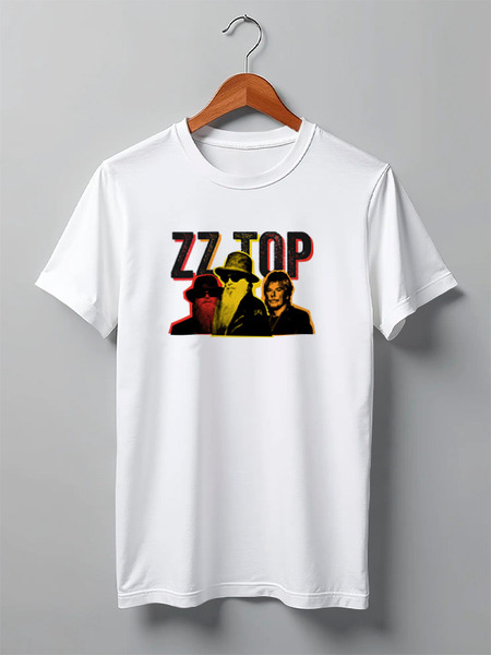 Заказать мужскую футболку в Москве. Футболка классическая ZZ Top!  от BURNSHIRTS - готовые дизайны и нанесение принтов.