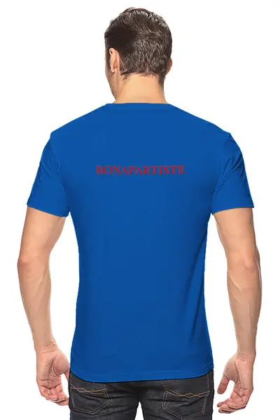 Заказать мужскую футболку в Москве. Футболка классическая Бонапартист от Александр  - готовые дизайны и нанесение принтов.