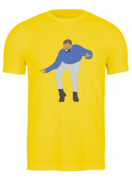 Заказать мужскую футболку в Москве. Футболка классическая Дрейк  от originals - готовые дизайны и нанесение принтов.