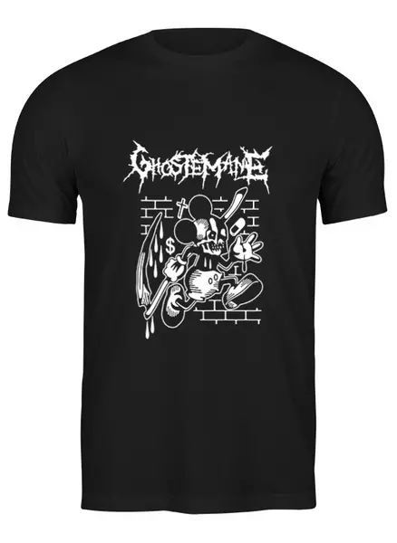 Заказать мужскую футболку в Москве. Футболка классическая Ghostemane от geekbox - готовые дизайны и нанесение принтов.