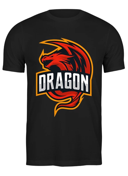 Заказать мужскую футболку в Москве. Футболка классическая Red dragon от skynatural - готовые дизайны и нанесение принтов.