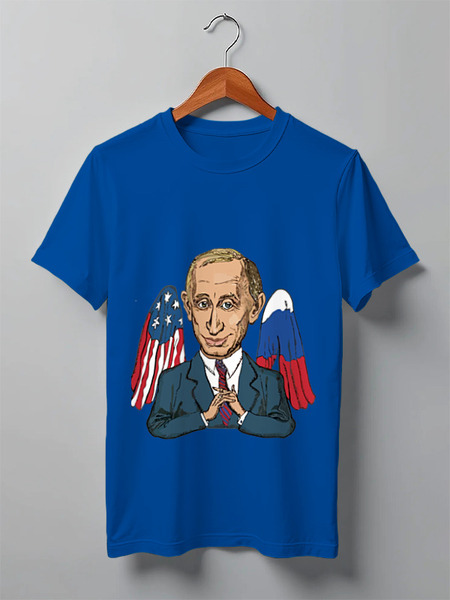 Заказать мужскую футболку в Москве. Футболка классическая Mr President от ladygaga - готовые дизайны и нанесение принтов.