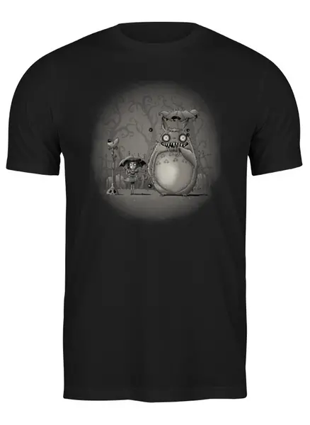 Заказать мужскую футболку в Москве. Футболка классическая Ночной кошмар от printik - готовые дизайны и нанесение принтов.