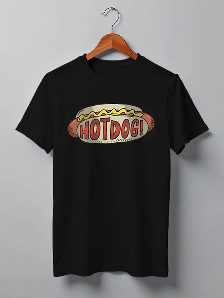 Заказать мужскую футболку в Москве. Футболка классическая Burgers от oneredfoxstore@gmail.com - готовые дизайны и нанесение принтов.
