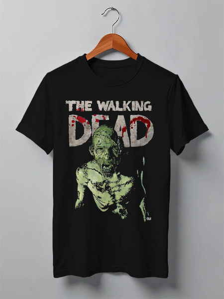 Заказать мужскую футболку в Москве. Футболка классическая The Walking Dead от OEX design - готовые дизайны и нанесение принтов.