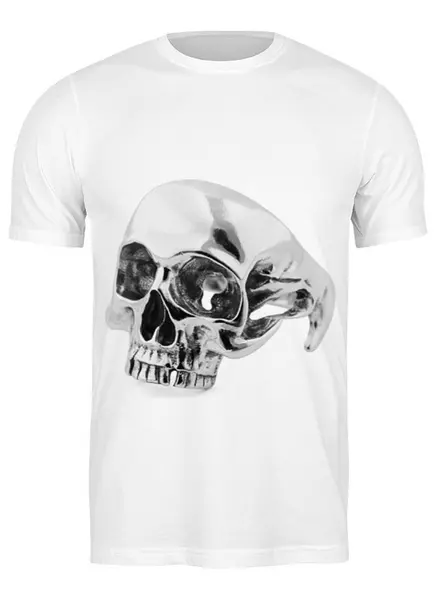 Заказать мужскую футболку в Москве. Футболка классическая Skull - 24 от Vladec11 - готовые дизайны и нанесение принтов.