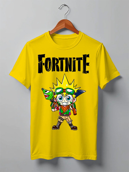 Заказать мужскую футболку в Москве. Футболка классическая FORTNITE от balden - готовые дизайны и нанесение принтов.
