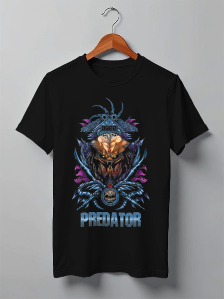 Заказать мужскую футболку в Москве. Футболка классическая ☢PREDATOR☢ от balden - готовые дизайны и нанесение принтов.