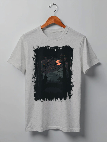Заказать мужскую футболку в Москве. Футболка классическая Wild Date от oneredfoxstore@gmail.com - готовые дизайны и нанесение принтов.