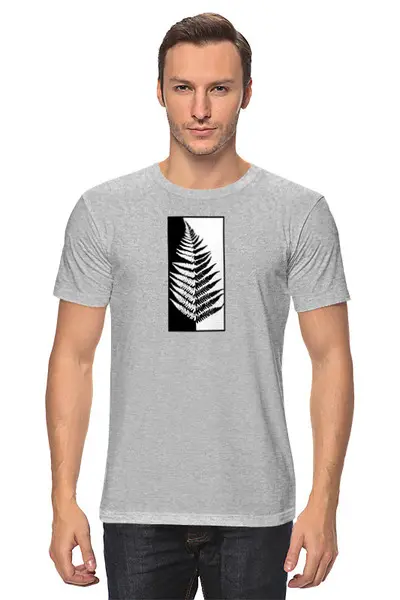 Заказать мужскую футболку в Москве. Футболка классическая Forest от oneredfoxstore@gmail.com - готовые дизайны и нанесение принтов.