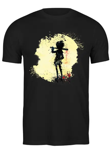 Заказать мужскую футболку в Москве. Футболка классическая Ink Girl от oneredfoxstore@gmail.com - готовые дизайны и нанесение принтов.