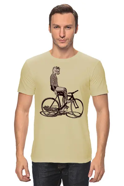 Заказать мужскую футболку в Москве. Футболка классическая Underground Cat Rider от oneredfoxstore@gmail.com - готовые дизайны и нанесение принтов.