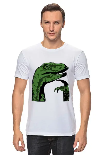 Заказать мужскую футболку в Москве. Футболка классическая Raptor от mems - готовые дизайны и нанесение принтов.