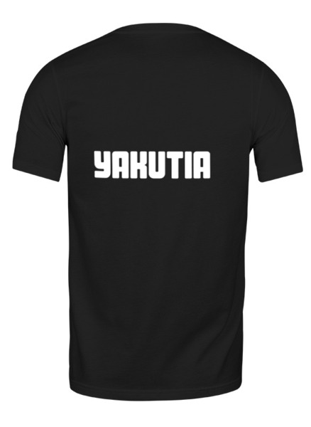 Заказать мужскую футболку в Москве. Футболка классическая Толстовка Yakutia от Dmitry Cheff - готовые дизайны и нанесение принтов.