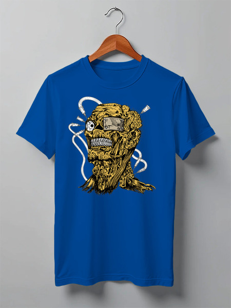 Заказать мужскую футболку в Москве. Футболка классическая Zombies от oneredfoxstore@gmail.com - готовые дизайны и нанесение принтов.