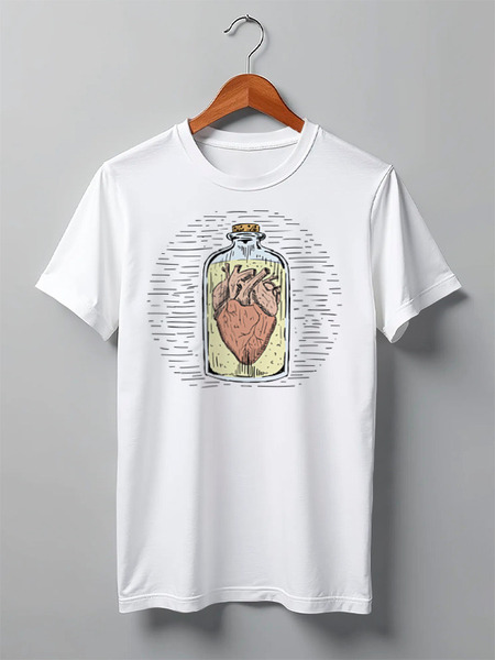 Заказать мужскую футболку в Москве. Футболка классическая Burgers от oneredfoxstore@gmail.com - готовые дизайны и нанесение принтов.