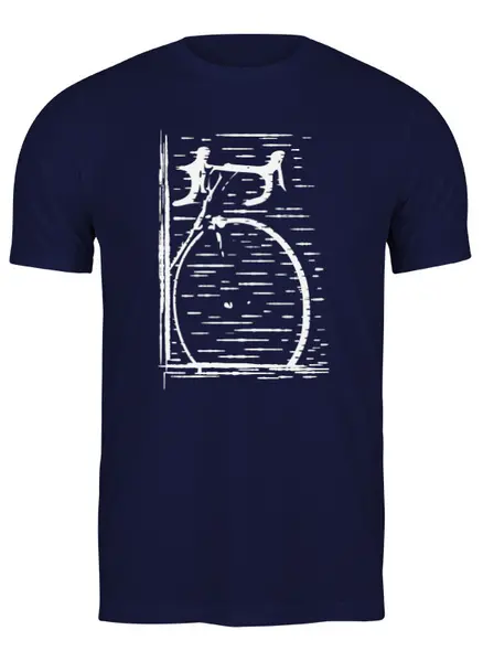 Заказать мужскую футболку в Москве. Футболка классическая Bike Wind от oneredfoxstore@gmail.com - готовые дизайны и нанесение принтов.
