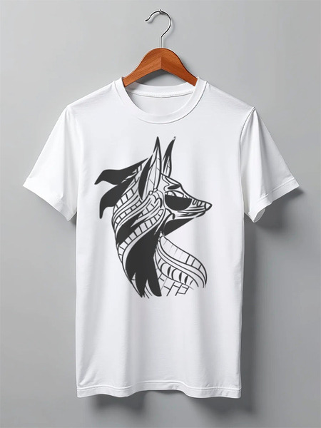 Заказать мужскую футболку в Москве. Футболка классическая Fox Here от oneredfoxstore@gmail.com - готовые дизайны и нанесение принтов.