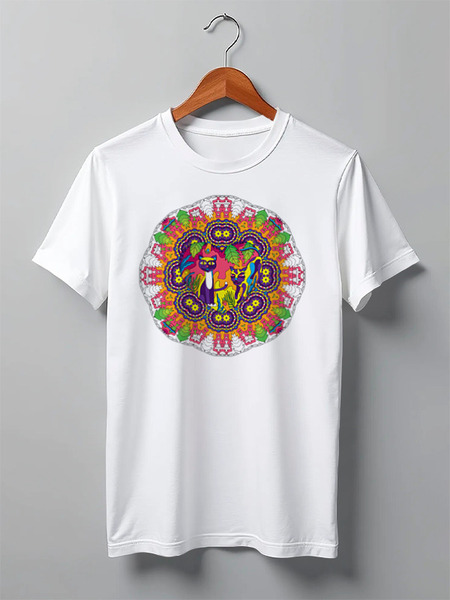 Заказать мужскую футболку в Москве. Футболка классическая Psychedelic от balden - готовые дизайны и нанесение принтов.