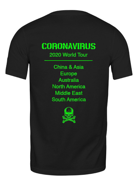 Заказать мужскую футболку в Москве. Футболка классическая coronavirus от Aleksey Melnick - готовые дизайны и нанесение принтов.