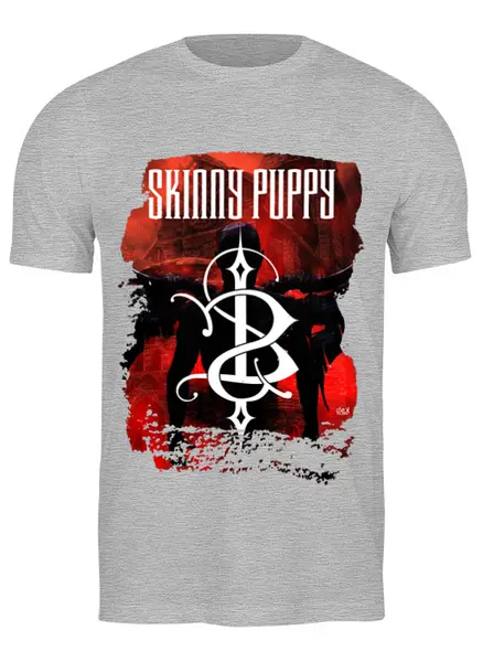 Заказать мужскую футболку в Москве. Футболка классическая Skinny Puppy от OEX design - готовые дизайны и нанесение принтов.