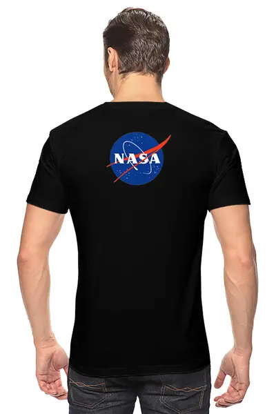 Заказать мужскую футболку в Москве. Футболка классическая Аполлон-11 от The Spaceway  - готовые дизайны и нанесение принтов.