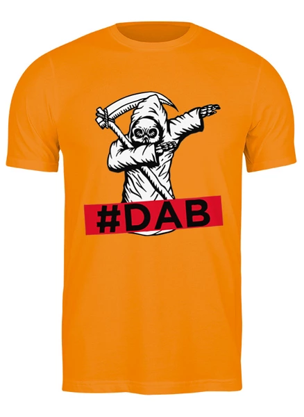 Заказать мужскую футболку в Москве. Футболка классическая Dab death от skynatural - готовые дизайны и нанесение принтов.