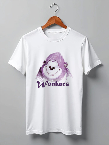 Заказать мужскую футболку в Москве. Футболка классическая Wonkers the Watilla  от moonybunkface - готовые дизайны и нанесение принтов.