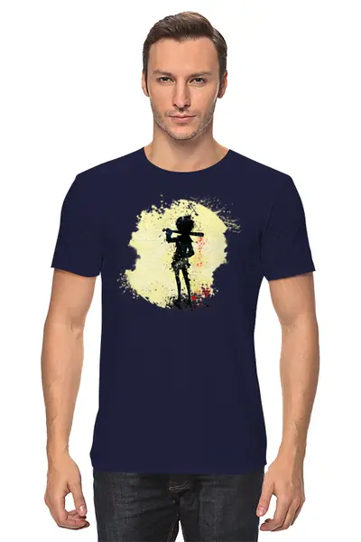 Заказать мужскую футболку в Москве. Футболка классическая Japan от oneredfoxstore@gmail.com - готовые дизайны и нанесение принтов.