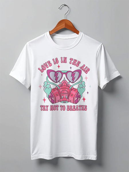 Заказать мужскую футболку в Москве. Футболка классическая Love Mask от Александр Серебренников - готовые дизайны и нанесение принтов.