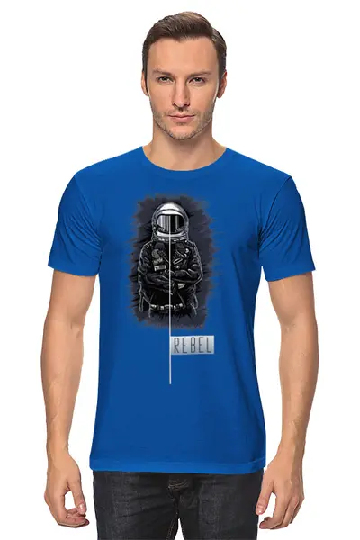 Заказать мужскую футболку в Москве. Футболка классическая Oldschool от oneredfoxstore@gmail.com - готовые дизайны и нанесение принтов.
