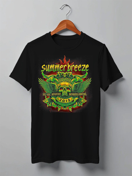 Заказать мужскую футболку в Москве. Футболка классическая Summer Breeze от Leichenwagen - готовые дизайны и нанесение принтов.