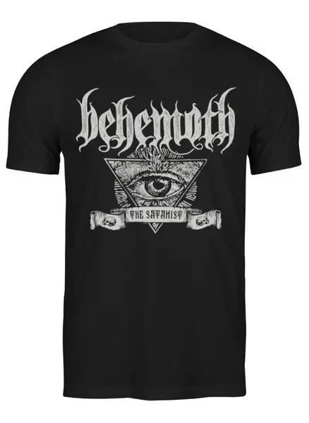 Заказать мужскую футболку в Москве. Футболка классическая Behemoth от geekbox - готовые дизайны и нанесение принтов.