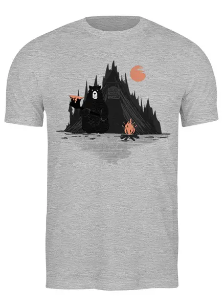Заказать мужскую футболку в Москве. Футболка классическая Nomad от oneredfoxstore@gmail.com - готовые дизайны и нанесение принтов.